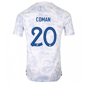 Lacne Muži Futbalové dres Francúzsko Kingsley Coman #20 MS 2022 Krátky Rukáv - Preč